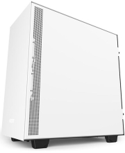 case nzxt h510i midi tower with tempered glass white photo