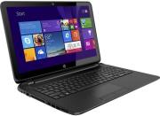 laptop hp 15 f100dx 156 touch amd quad core a8 6410 4gb 500gb windows 81 photo