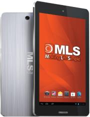 tablet mls iqtab king 7 ips quad core 12ghz 8gb wifi usb otg android 41 jb silver photo