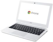 laptop acer chromebook 11 cb3 111 c9pj 116 intel quad core n2940 4gb 16gb google chrome white photo
