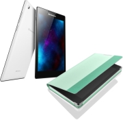 tablet lenovo tab2 a7 30 7 ips quad core 8gb 3g android 44 white lenovo folio case blue photo