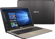 laptop asus vivobook x540na gq074t 156 intel dual core n3350 4gb 1tb win10 brown photo