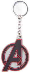 difuzed avengers logo rubber keychain ke254750avg photo