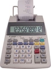 sharp calculator printing bx sh el1750v photo