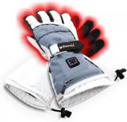 sunen glovii heated ski gloves light gray xl photo