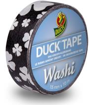 duck tape washi black cloverleaf photo