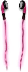 satzuma electrolight illuminating earphones pink photo