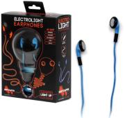 satzuma electrolight illuminating earphones blue photo
