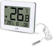 life wes 202 digital thermometer with indoor and outdoor temperature white