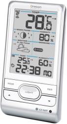 oregon scientific bar208hg wh wireless weather station with humidity weather alert white photo