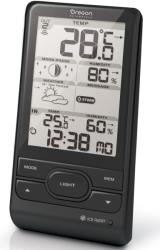 oregon scientific bar208hg b wireless weather station with humidity weather alert black photo
