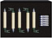 krinner lumix classic extension set 5 ivory candles 74332 photo