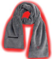 sunen glovii ga1g heated scarf size uni grey photo