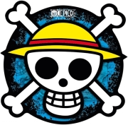 one piece mousepad skull in shape photo