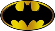 dc comics mousepad batman logo in shape photo