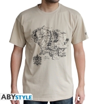 lord of the ring t shirt map man ss sand l photo