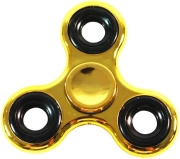 fidget spinner toy gold black metal photo
