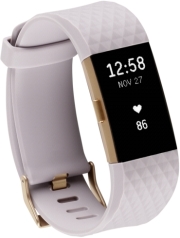 fitbit charge 2 small lavender 22k rose gold photo
