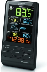 oregon scientific bar208s wireless weather station with humidity weather alert colour screen photo