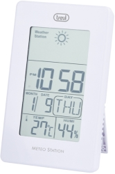 trevi me3104 weather station with clock white photo