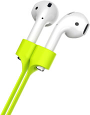 baseus earphone strap for airpods green photo