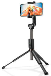 spigen s540w wireless selfie stick tripod black photo