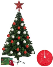 xristoygenniatiko set dentro 180m me 100 led lampakia kai ola ta stolidia