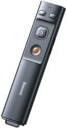 baseus orange dot wireless presenter grey photo