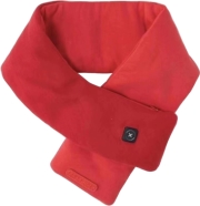 flexwarm heated scarf with power bank red photo
