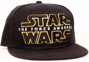 star wars vii the force awakens logo black snap back cap photo