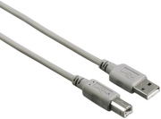 hama 200901 cable usb a plug usb b plug 3m photo