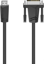 hama 205018 cable hama 205018 hdmi plug dvi d plug 15 m shielded photo