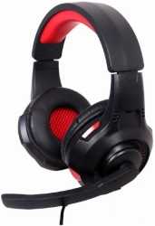 gembird ghs u 51 01 headset black red photo