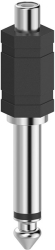hama 205188 audio adapter rca socket 63 mm mono jack plug photo