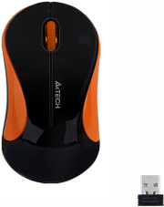 optical mouse a4tech g3 270n 3 v track usb black orange photo