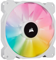 corsair icue sp140 rgb elite 140mm white pwm fan single pack photo