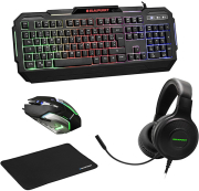 blaupunkt blp1955 gaming set keyboard headset mouse mouse pad photo