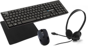 blaupunkt blp1920 set office 4 in 1 keyboard headset mouse mouse pad photo