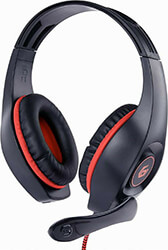 gembird ghs 05 r gaming headset with volume control red black 35 mm