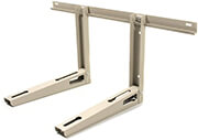 maclean mc 622 air conditioner bracket holder 450mm arm length galvanized steel up to 100kg photo