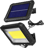 maclean mce438 solar led floodlight with motion sensor ip44 5w 400lm 6000k photo