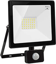maclean mce630 nw led floodlight with maclean motion sensor slim 30w 2400lm neutral white 4000k photo