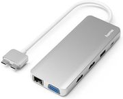 hama 200143 connect2mobile v2 usb c 3 x usb a vga hdmi ethernet hub multiport 7 ports photo