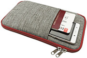 travel wallet polyester redzip photo