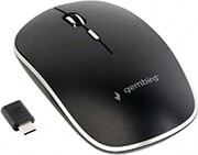 gembird musw 4bsc 01 silent wireless optical mouse black type c receiver photo