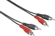 hama 205086 audio cable 2 rca plugs 2 rca plugs 25 m photo