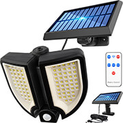 hunter solar lamp 90led with remote photo
