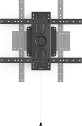 hama 118078 tv wall bracket for portrait and landscape format 203 cm 80 black photo