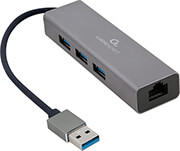 cablexpert a amu3 lan 01 usb am gigabit network adapter with 3 port usb 30 hub photo