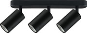 maclean mce453 b wall and ceiling lamp spotlight movable aluminum 3xgu10